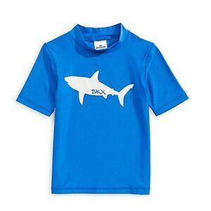 🎁Skechers Boy's Shark Graphic Short Sleeve Rashguard